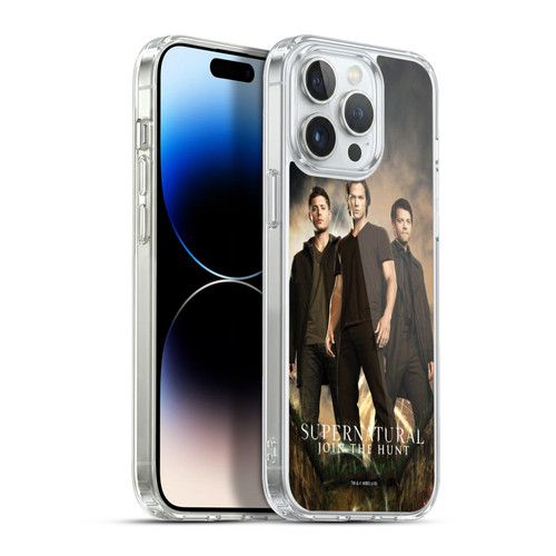 Supernatural Key Art Sam, Dean & Castiel 2 Soft Gel Case for Apple iPhone 13 Pro Max & MagSafe