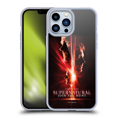 Supernatural Key Art Sam, Dean & Castiel Soft Gel Case for Apple iPhone 13 Pro Max