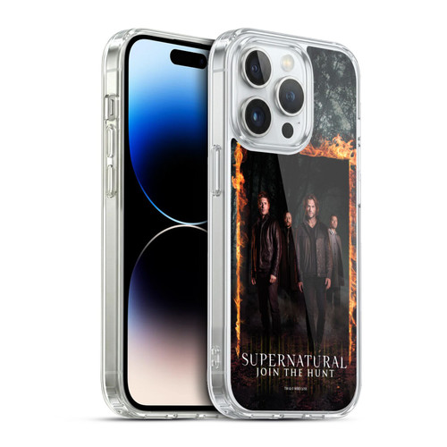 Supernatural Key Art Sam, Dean, Castiel & Crowley Soft Gel Case for Apple iPhone 13 Pro & MagSafe