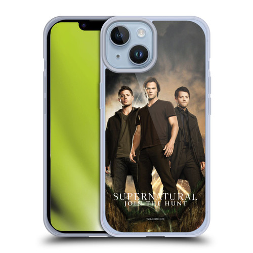 Supernatural Key Art Sam, Dean & Castiel 2 Soft Gel Case for Apple iPhone 14