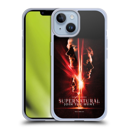 Supernatural Key Art Sam, Dean & Castiel Soft Gel Case for Apple iPhone 14