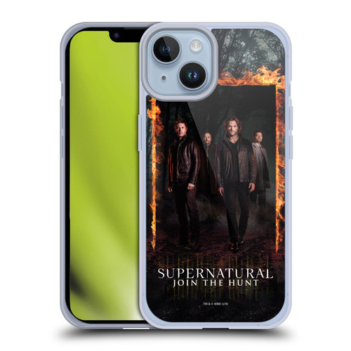 Supernatural Key Art Sam, Dean, Castiel & Crowley Soft Gel Case for Apple iPhone 14 Supernatural Key Art Sam, Dean, Castiel & Crowley Soft Gel Case for Apple iPhone 14