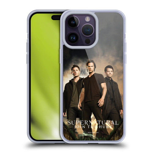 Supernatural Key Art Sam, Dean & Castiel 2 Soft Gel Case for Apple iPhone 14 Pro Max & MagSafe