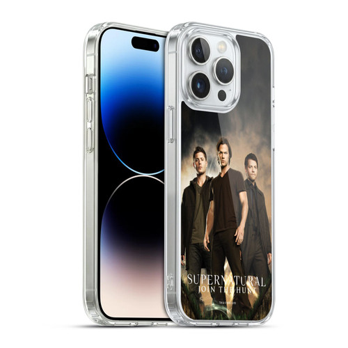 Supernatural Key Art Sam, Dean & Castiel 2 Soft Gel Case for Apple iPhone 14 Pro Max & MagSafe