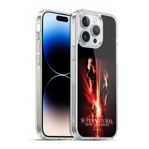 Supernatural Key Art Sam, Dean & Castiel Soft Gel Case for Apple iPhone 14 Pro Max & MagSafe