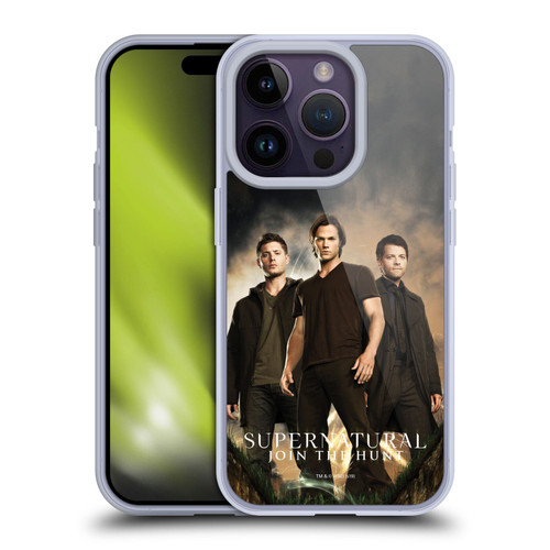 Supernatural Key Art Sam, Dean & Castiel 2 Soft Gel Case for Apple iPhone 14 Pro