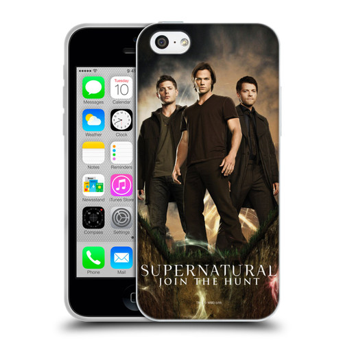 Supernatural Key Art Sam, Dean & Castiel 2 Soft Gel Case for Apple iPhone 5c