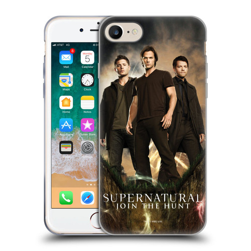Supernatural Key Art Sam, Dean & Castiel 2 Soft Gel Case for Apple iPhone 7 / 8 / SE 2020 & 2022 & MagSafe