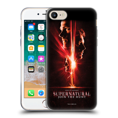 Supernatural Key Art Sam, Dean & Castiel Soft Gel Case for Apple iPhone 7 / 8 / SE 2020 & 2022 & MagSafe