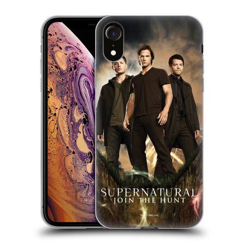 Supernatural Key Art Sam, Dean & Castiel 2 Soft Gel Case for Apple iPhone XR