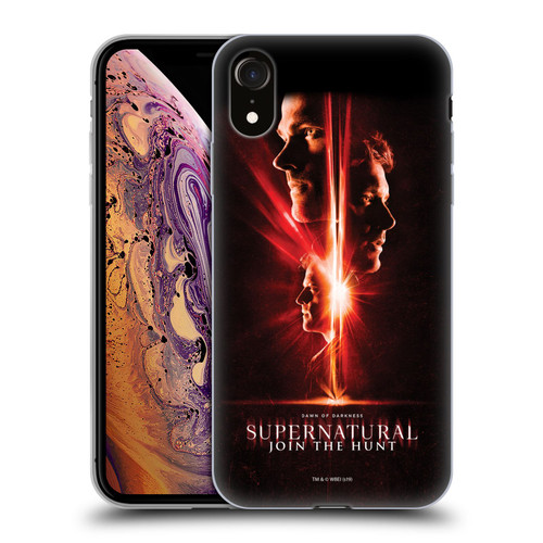 Supernatural Key Art Sam, Dean & Castiel Soft Gel Case for Apple iPhone XR