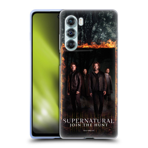 Supernatural Key Art Sam, Dean, Castiel & Crowley Soft Gel Case for Motorola Edge S30 / Moto G200 5G