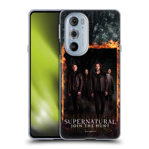 Supernatural Key Art Sam, Dean, Castiel & Crowley Soft Gel Case for Motorola Edge X30
