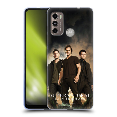 Supernatural Key Art Sam, Dean & Castiel 2 Soft Gel Case for Motorola Moto G60 / Moto G40 Fusion