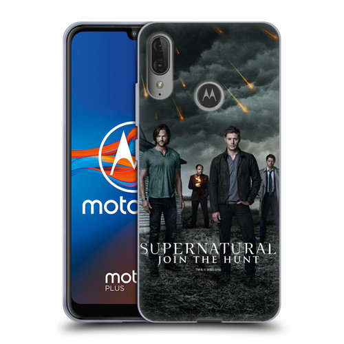 Supernatural Key Art Season 12 Group Soft Gel Case for Motorola Moto E6 Plus