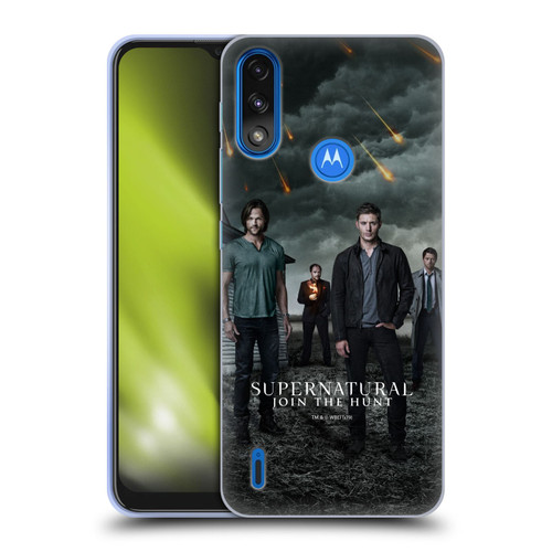 Supernatural Key Art Season 12 Group Soft Gel Case for Motorola Moto E7 Power / Moto E7i Power