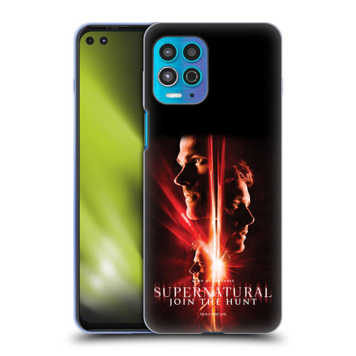 Supernatural Key Art Sam, Dean & Castiel Soft Gel Case for Motorola Moto G100