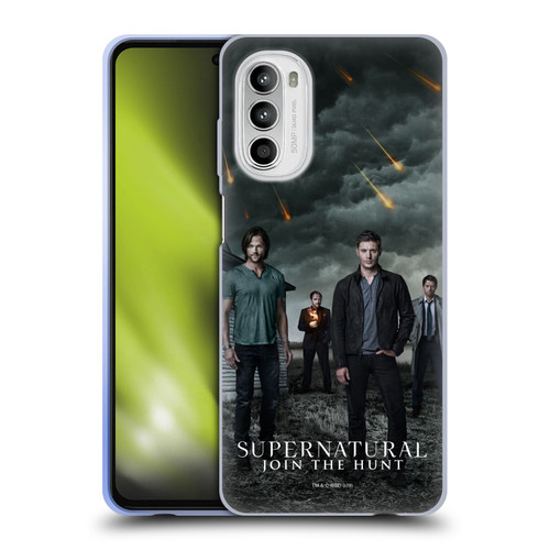 Supernatural Key Art Season 12 Group Soft Gel Case for Motorola Moto G52