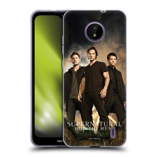 Supernatural Key Art Sam, Dean & Castiel 2 Soft Gel Case for Nokia C10 / C20