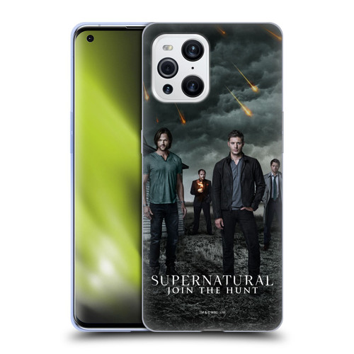 Supernatural Key Art Season 12 Group Soft Gel Case for OPPO Find X3 / Pro