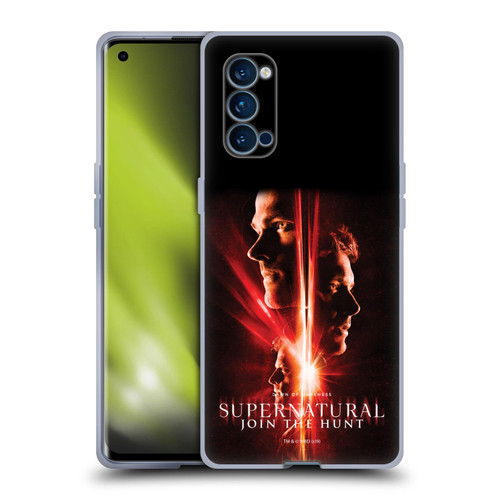Supernatural Key Art Sam, Dean & Castiel Soft Gel Case for OPPO Reno 4 Pro 5G