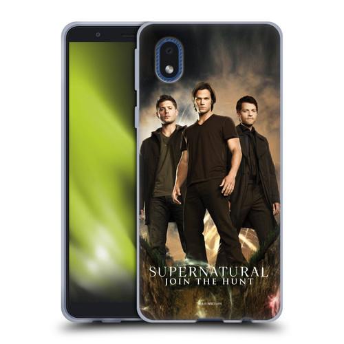 Supernatural Key Art Sam, Dean & Castiel 2 Soft Gel Case for Samsung Galaxy A01 Core (2020)