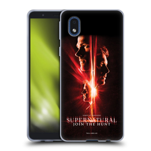 Supernatural Key Art Sam, Dean & Castiel Soft Gel Case for Samsung Galaxy A01 Core (2020)
