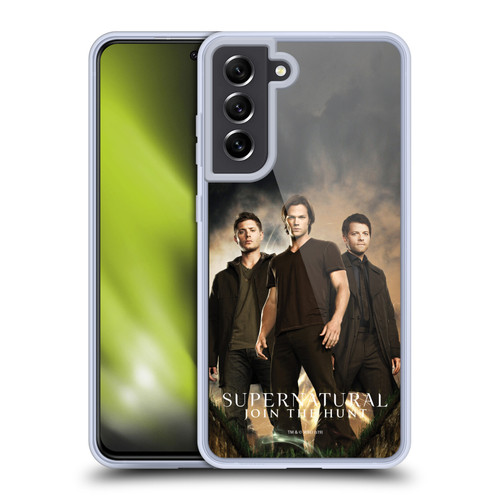 Supernatural Key Art Sam, Dean & Castiel 2 Soft Gel Case for Samsung Galaxy S21 FE 5G