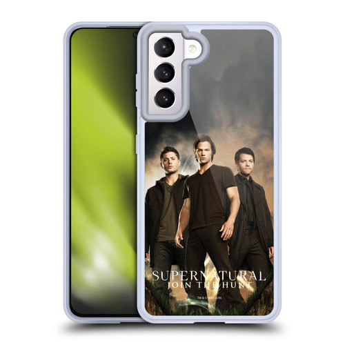Supernatural Key Art Sam, Dean & Castiel 2 Soft Gel Case for Samsung Galaxy S21 5G & MagSafe