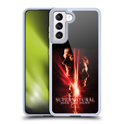Supernatural Key Art Sam, Dean & Castiel Soft Gel Case for Samsung Galaxy S21 5G