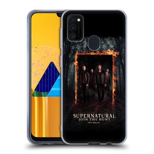 Supernatural Key Art Sam, Dean, Castiel & Crowley Soft Gel Case for Samsung Galaxy M30s (2019)/M21 (2020)