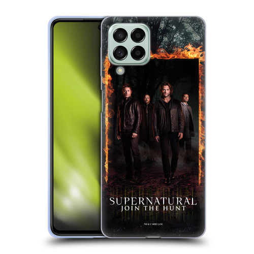 Supernatural Key Art Sam, Dean, Castiel & Crowley Soft Gel Case for Samsung Galaxy M53 (2022)