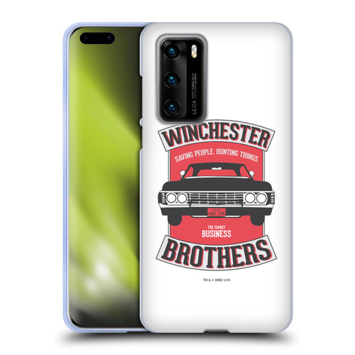 Supernatural Vectors Winchester Brothers 2 Soft Gel Case for Huawei P40 5G