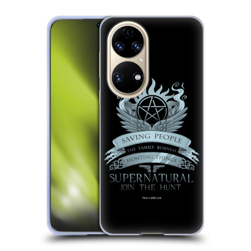 Supernatural Vectors Saving People Logo Soft Gel Case for Huawei P50