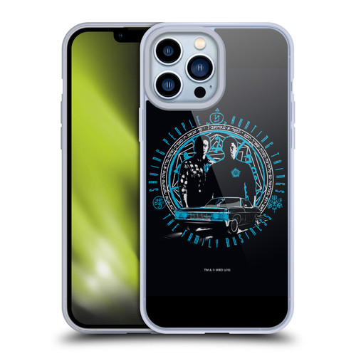 Supernatural Vectors Dean & Sam Business Soft Gel Case for Apple iPhone 13 Pro Max