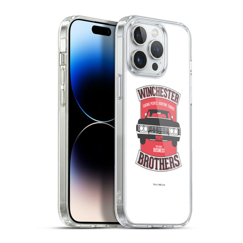 Supernatural Vectors Winchester Brothers 2 Soft Gel Case for Apple iPhone 13 Pro Max