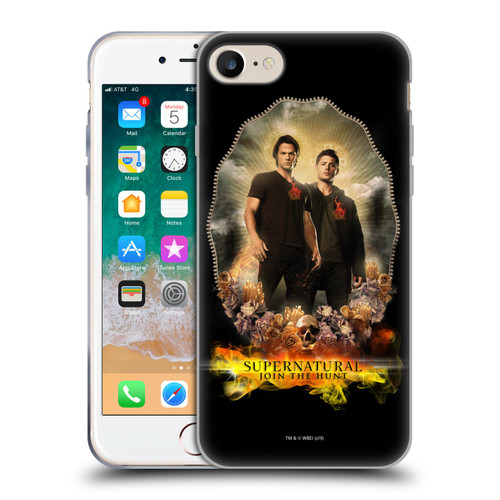 Supernatural Vectors Dean & Sam Halo Soft Gel Case for Apple iPhone 7 / 8 / SE 2020 & 2022