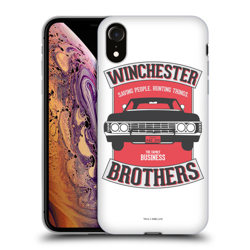 Supernatural Vectors Winchester Brothers 2 Soft Gel Case for Apple iPhone XR