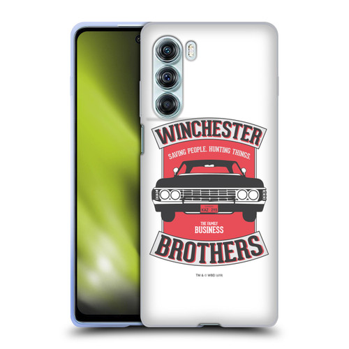 Supernatural Vectors Winchester Brothers 2 Soft Gel Case for Motorola Edge S30 / Moto G200 5G