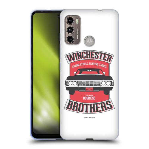 Supernatural Vectors Winchester Brothers 2 Soft Gel Case for Motorola Moto G60 / Moto G40 Fusion