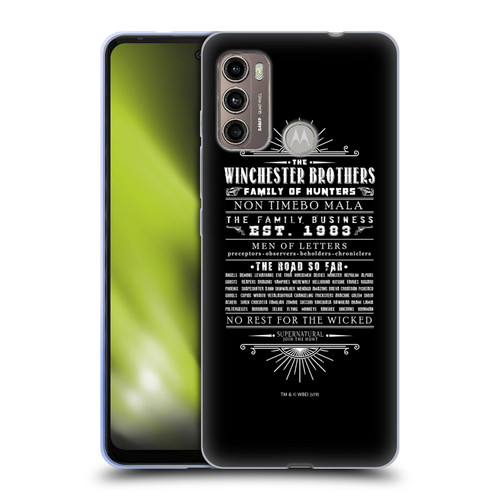 Supernatural Vectors Winchester Brothers Soft Gel Case for Motorola Moto G60 / Moto G40 Fusion