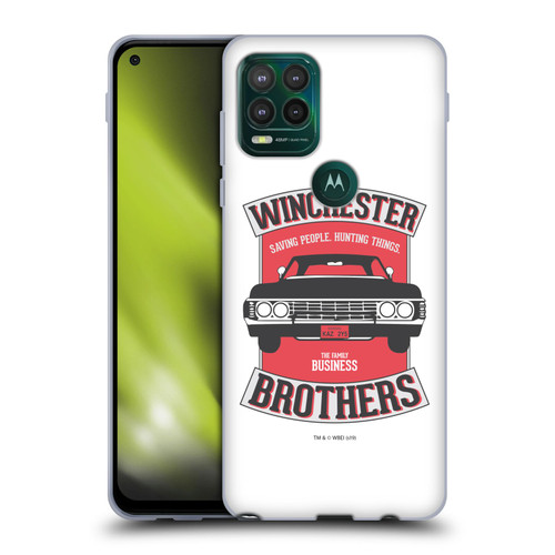 Supernatural Vectors Winchester Brothers 2 Soft Gel Case for Motorola Moto G Stylus 5G 2021
