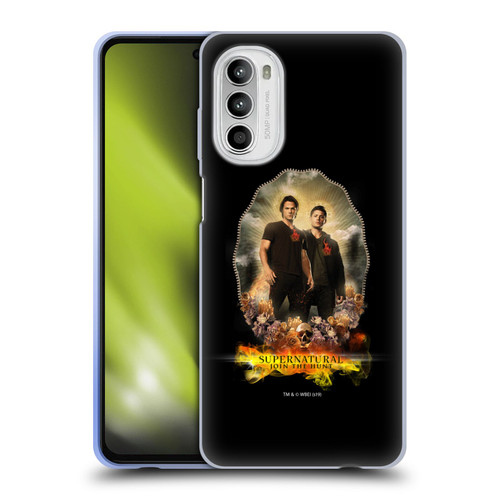 Supernatural Vectors Dean & Sam Halo Soft Gel Case for Motorola Moto G52