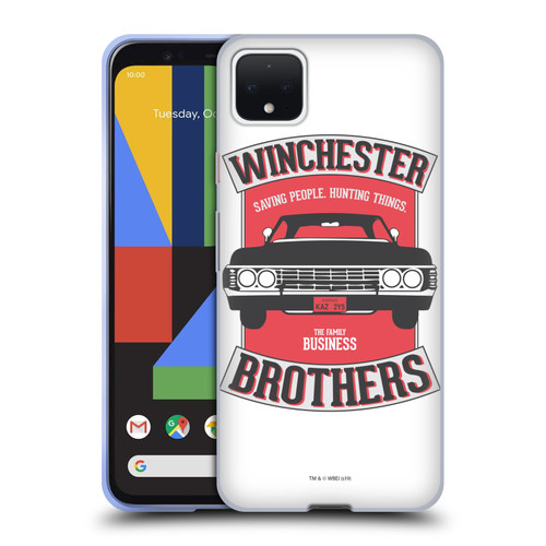 Supernatural Vectors Winchester Brothers 2 Soft Gel Case for Google Pixel 4 XL