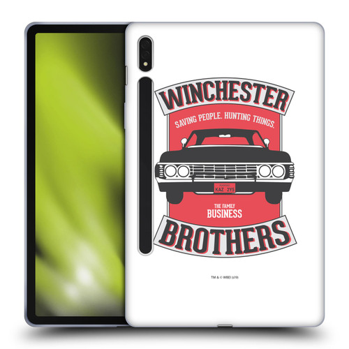 Supernatural Vectors Winchester Brothers 2 Soft Gel Case for Samsung Galaxy Tab S8