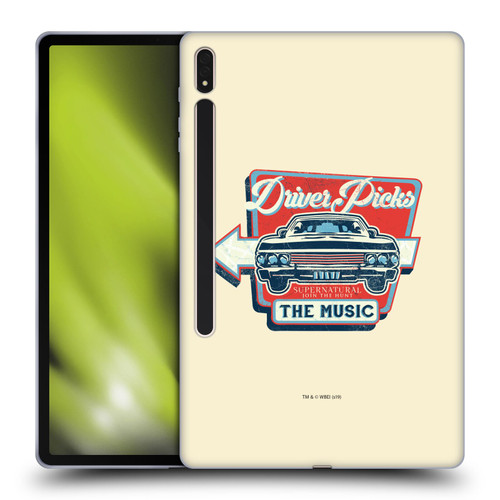 Supernatural Vectors Driver Picks Soft Gel Case for Samsung Galaxy Tab S8 Plus