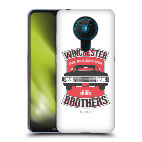 Supernatural Vectors Winchester Brothers 2 Soft Gel Case for Nokia 5.3