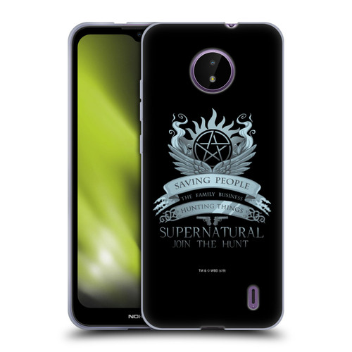 Supernatural Vectors Saving People Logo Soft Gel Case for Nokia C10 / C20
