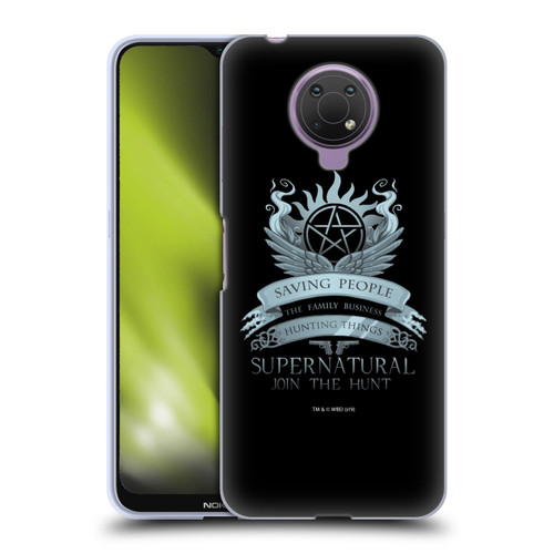 Supernatural Vectors Saving People Logo Soft Gel Case for Nokia G10