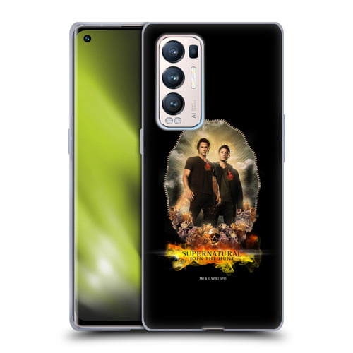 Supernatural Vectors Dean & Sam Halo Soft Gel Case for OPPO Find X3 Neo / Reno5 Pro+ 5G